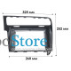 Переходная рамка Volkswagen Golf 7 2012-2021 (2973) 10.1"