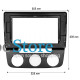 Переходная рамка Volkswagen Jetta 2005-2009 Golf 2003-2008 Auto AC (6881) 10.1"