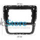 Переходная рамка Volkswagen Passat NMS 2011-2015 MC (6891) 9"