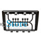 Переходная рамка Volkswagen Passat B5 1996-2005 (7492) 9"