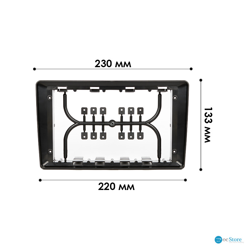 Переходная рамка Volkswagen Passat B5 1996-2005 (7492) 9"