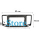 Переходная рамка Volkswagen Sharan 2010-2022 Seat Alhambra 2010-2022 9" (4657)