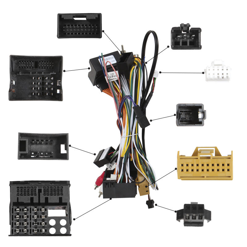 Штатный комплект переходная рамка с проводкой Audi A4 2009-2016 (базовая комплектация) CAN-BUS (1234-357) 9"