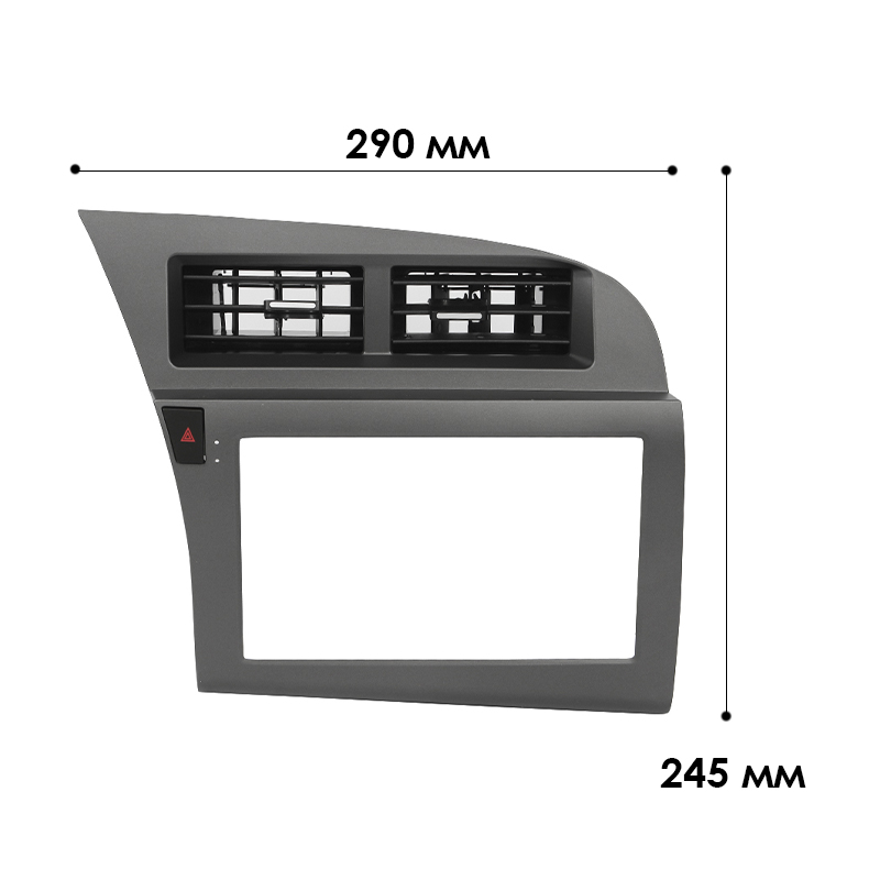Штатный комплект переходная рамка с проводкой Audi A6 C6 2005-2011 (1234-327) 9" + canbus