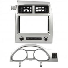 Штатный комплект переходная рамка с проводкой Audi Q7 4L 2006-2010 (1234-328) 9" + canbus