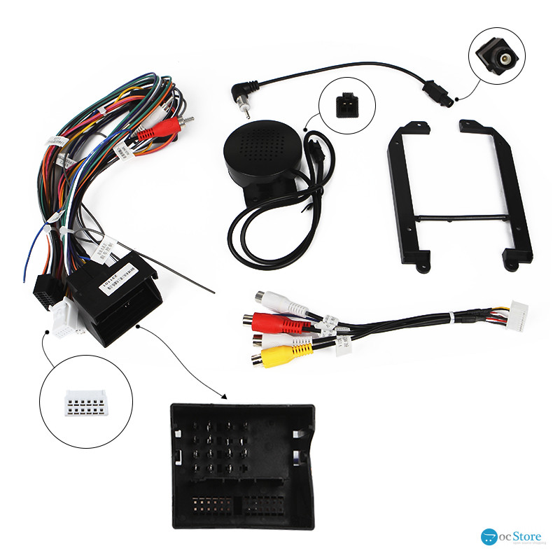 Штатный комплект переходная рамка BMW Mini 2007-2015 (1234-320) 9" + адаптер питания