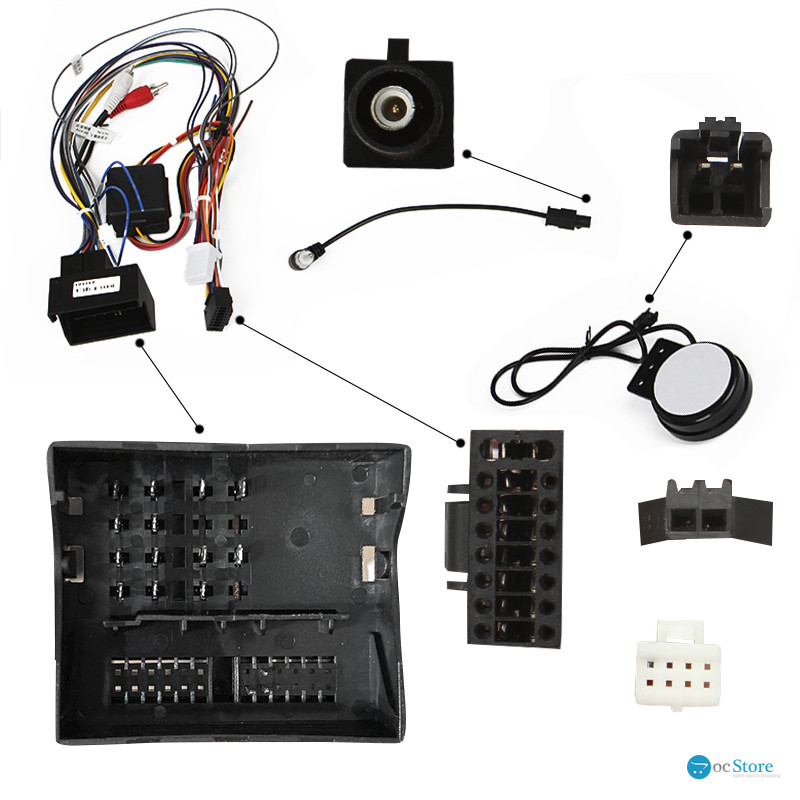 Штатный комплект переходная рамка BMW Mini 2010-2016 (1234-321) 9" + адаптер питания