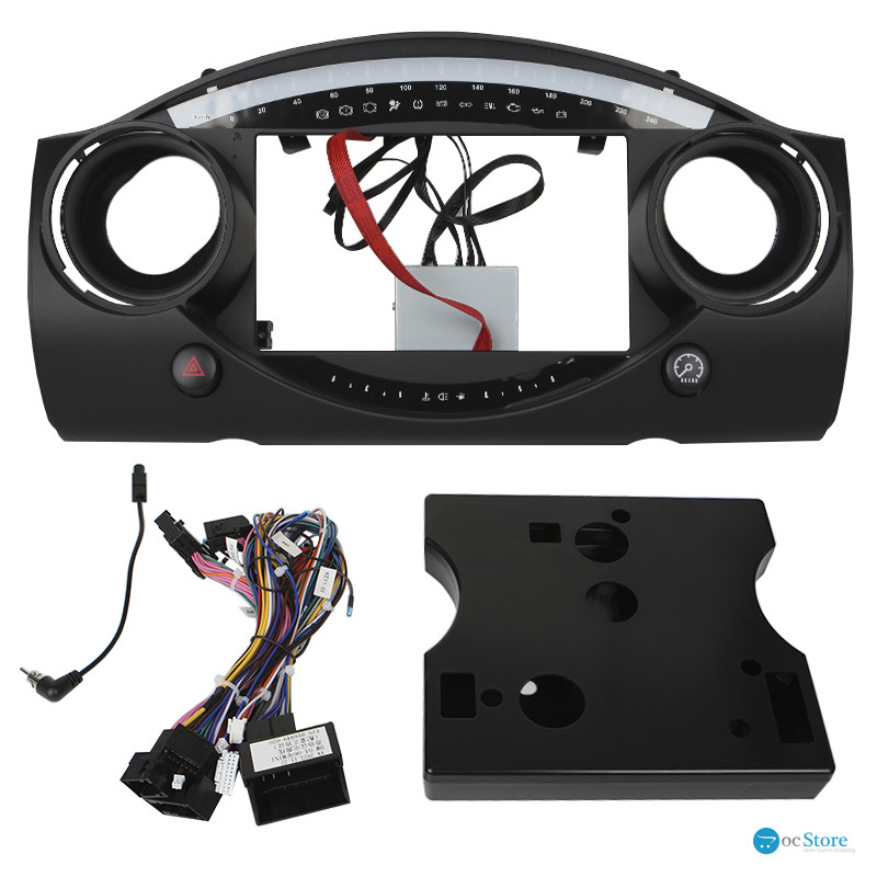 Штатный комплект переходная рамка BMW Mini Hatch R50 2000-2006 + адаптер питания (1234-FST) 9"