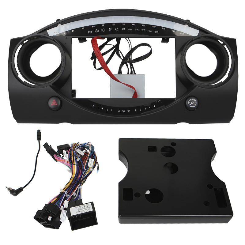 Штатный комплект переходная рамка BMW Mini Hatch R50 2000-2006 + адаптер питания (1234-FST) 9"