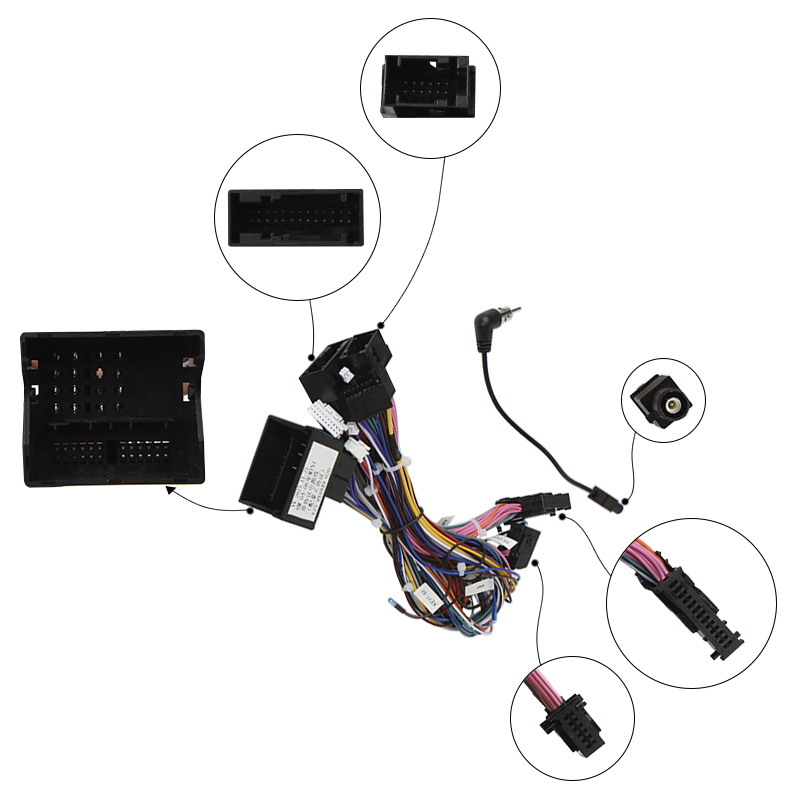 Штатный комплект переходная рамка BMW Mini Hatch R50 2000-2006 + адаптер питания (1234-FST) 9"