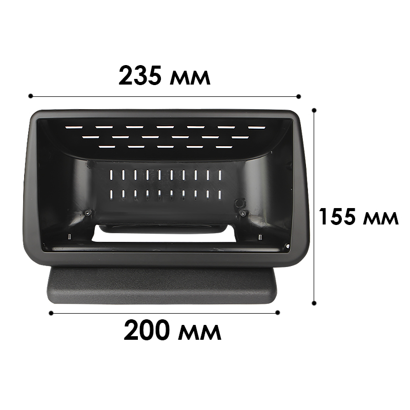 Переходной штатный комплект с проводкой HEVXM Nissan Note 2005-2013 9" + адаптер
