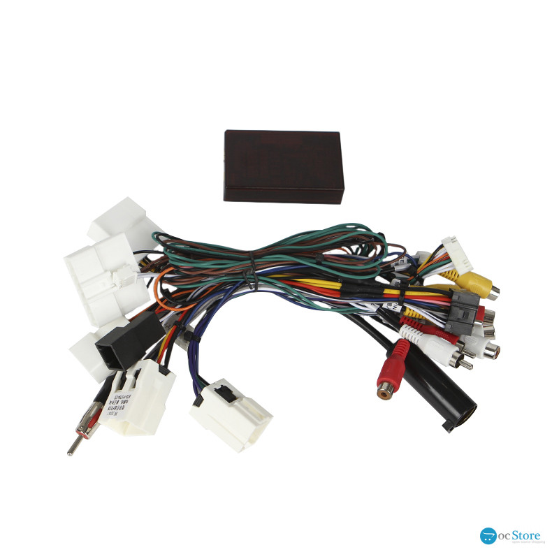 Переходной штатный комплект с проводкой Infiniti FX35 FX45 2007-2009 9" (1234-305) + canbus