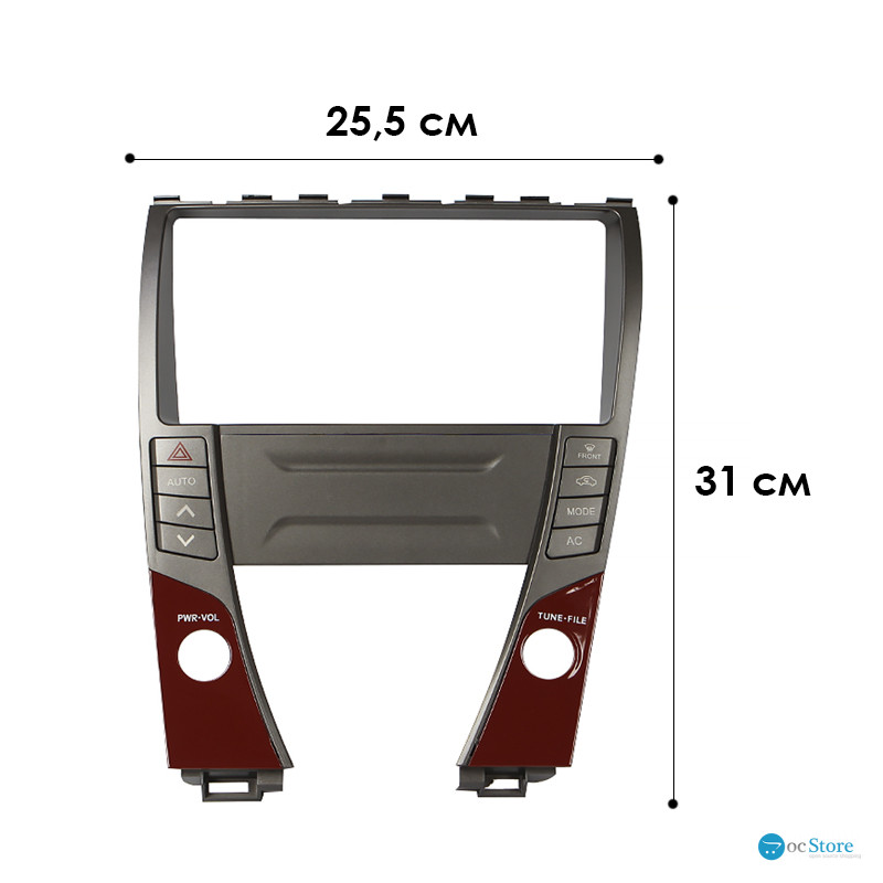 Переходной штатный комплект с проводкой Lexus ES 350 2006-2012 9" (1234-281) + canbus