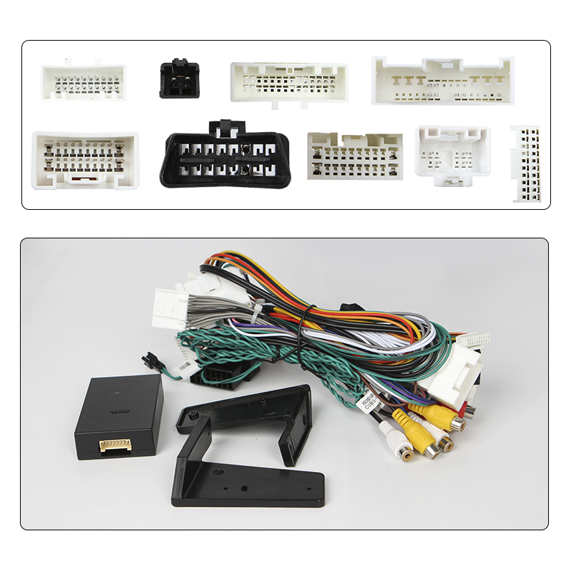 Переходной штатный комплект с проводкой Lexus GS300 S190 GS350 GS400 GS430 GS450h GS460 2004-2011 (1234-282) 9" + canbus