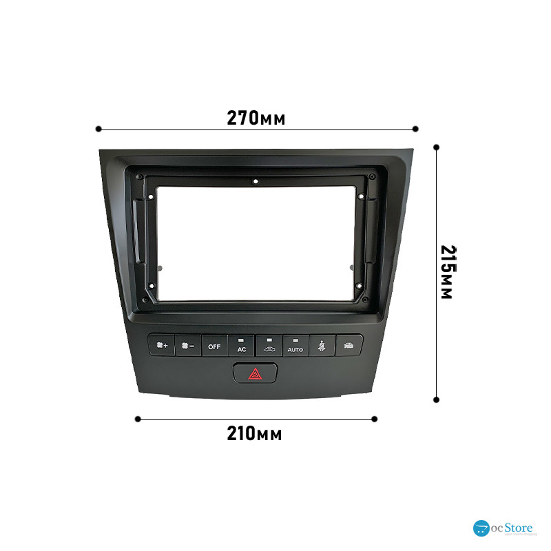 Переходной штатный комплект с проводкой Lexus GS300 S190 GS350 GS400 GS430 GS450h GS460 2004-2011 (1234-282) 9" + canbus