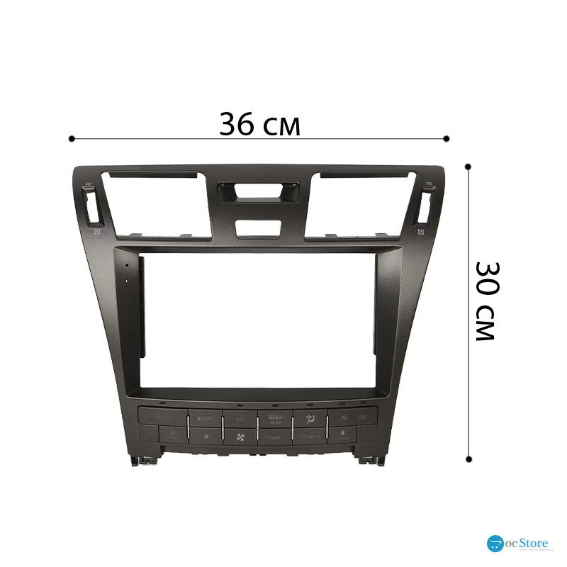 Переходной штатный комплект с проводкой Lexus LS460 LS600H XF40 lV 2006-2012 10" (1234-284) + canbus