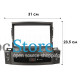 Переходной штатный комплект с проводкой Lexus LX570 J200 lll 2007-2010 9" (1234-287) + canbus