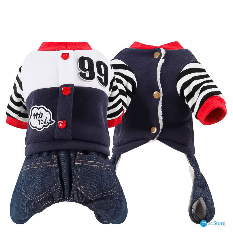 Костюм для собак Hawoo "99" Navy Blue S