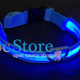 Светодиодный LED ошейник USB светящийся для собак и котов Blue L