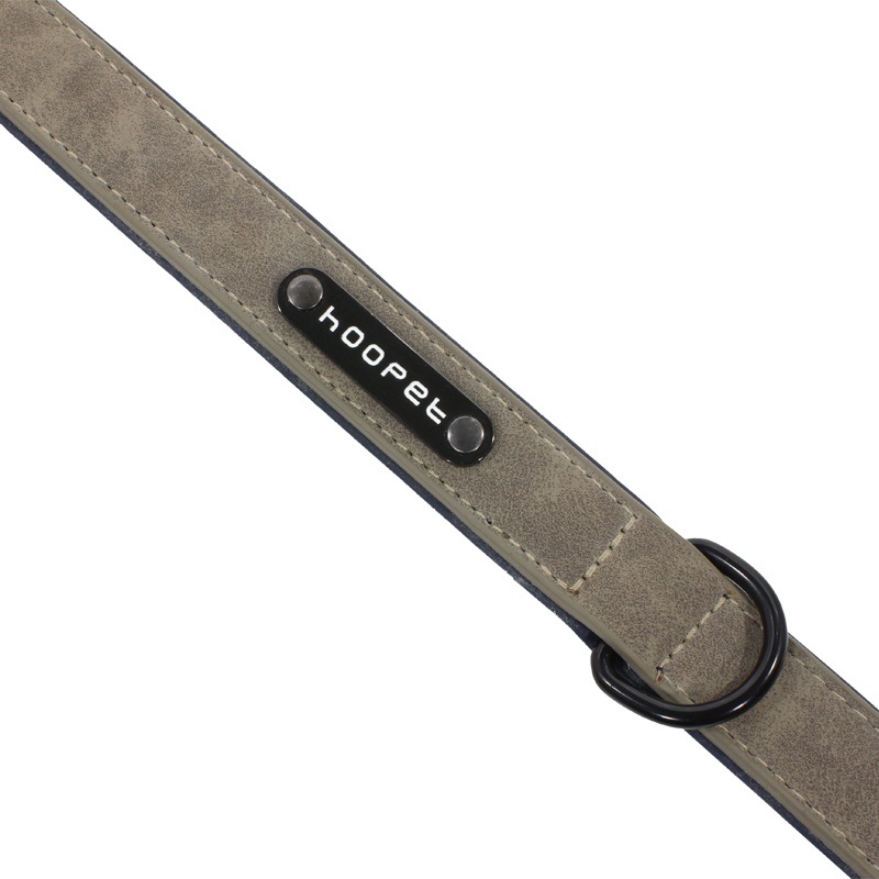 Ошейник двухслойный для собак Hoopet W033 Grey L