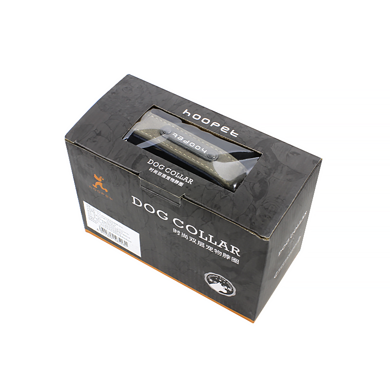 Ошейник двухслойный для собак Hoopet W033 Grey M