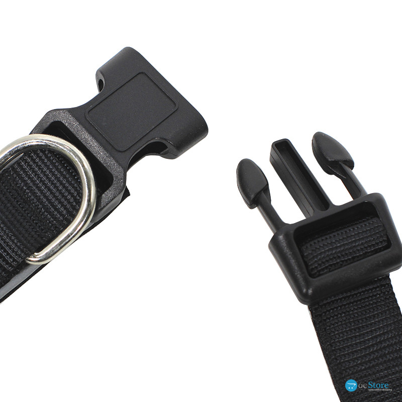 Ошейник двухслойный для собак Taotaopets 181-2019 S Black
