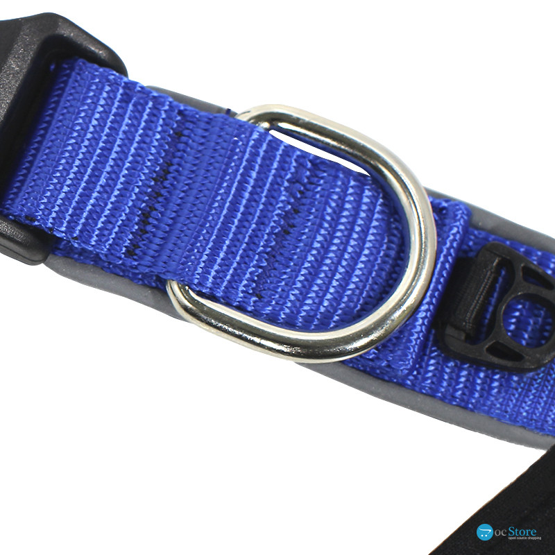 Ошейник двухслойный для собак Taotaopets 181-2019 S Blue