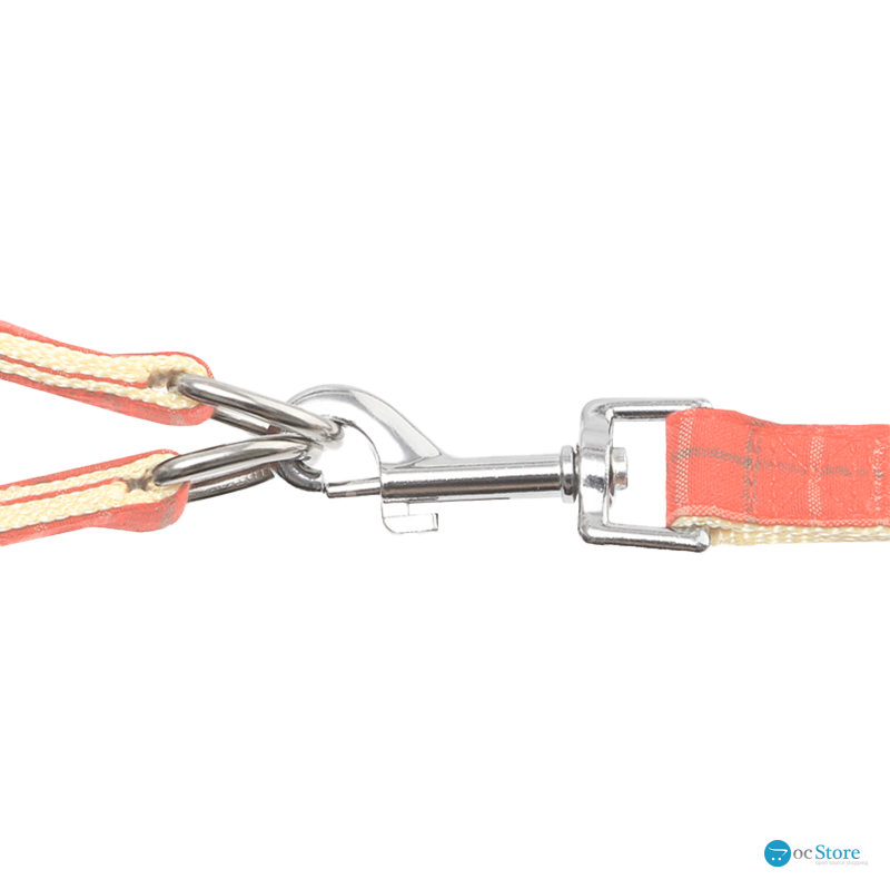 Шлея для собак с поводком Pipitao 165510 Cage Peach 1.5*120 cm