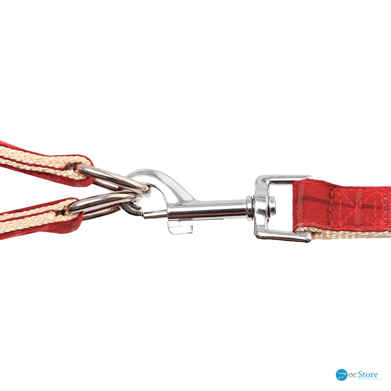 Шлея для собак с поводком Pipitao 165510 Cage Red 1.5*120 cm