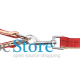Шлея для собак с поводком Pipitao 165510 Cage Red 2*120 cm