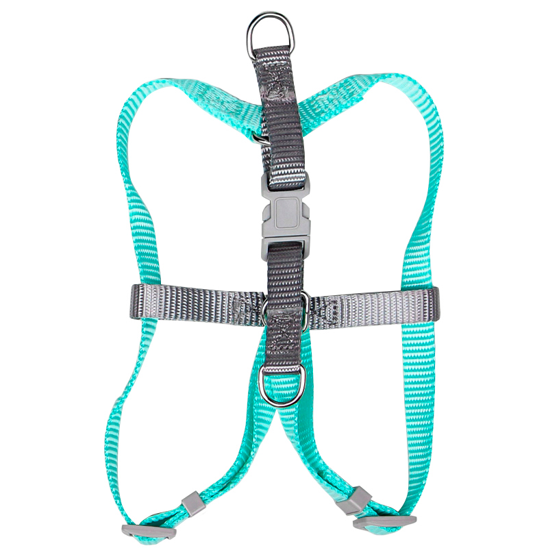 Шлея для собак или кошек с поводком Taotaopets 171120 Green M (1.5 cm)