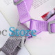 Шлея для собак или кошек с поводком Taotaopets 171120 Purple L (2.0 cm)