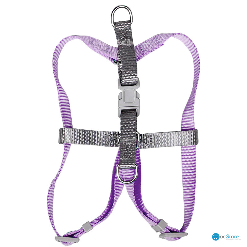 Шлея для собак или кошек с поводком Taotaopets 171120 Purple M (1.5 cm)