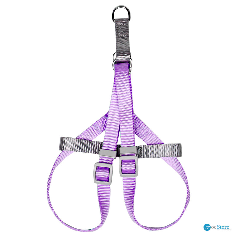 Шлея для собак или кошек с поводком Taotaopets 171120 Purple M (1.5 cm)