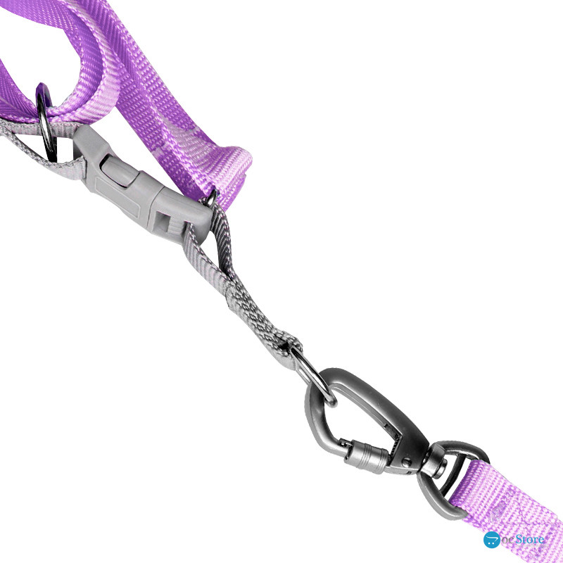 Шлея для собак или кошек с поводком Taotaopets 171120 Purple M (1.5 cm)