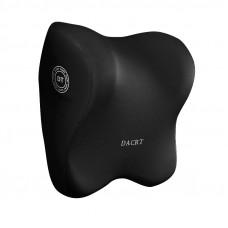 Универсальная автомобильная подушка-подголовник DACRT под шею с эффектом памяти ортопедическая Black