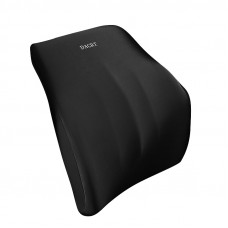 Универсальная поясничная подушка на сиденье DACRT для спины с эффектом памяти ортопедическая Black
