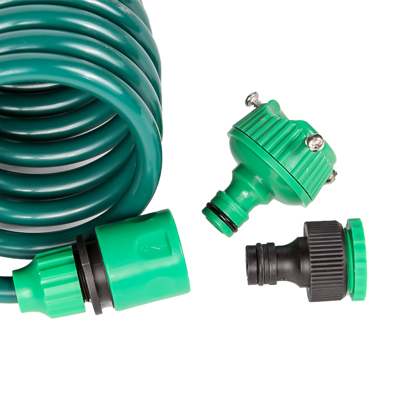 Набор поливочный шланг BlueBird BB-1208 на катушке пистолет с распылителем 7-ми режимный 15 м