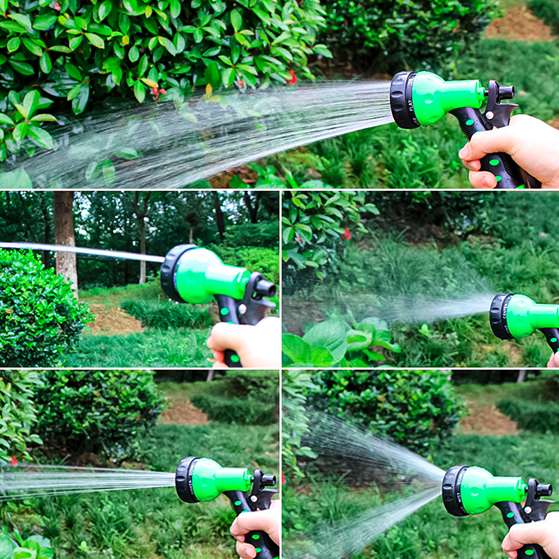 Набор поливочный шланг BlueBird BB-1208 на катушке пистолет с распылителем 7-ми режимный 7,5 м