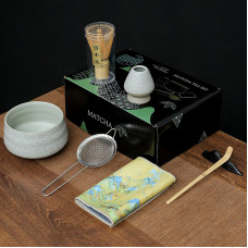 Набор Mavanto 5456 для приготовления чая матча 7 предметов Gray