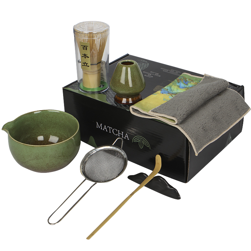 Набор Mavanto 7458 для приготовления чая матча 7 предметов Green