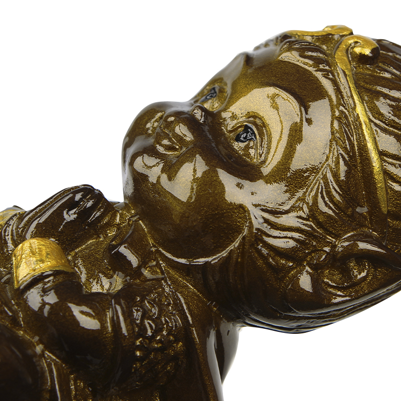 Фигурка для чайной церемонии ZBY-2407303 Король Обезьян меняющая цвет от горячей воды Gold