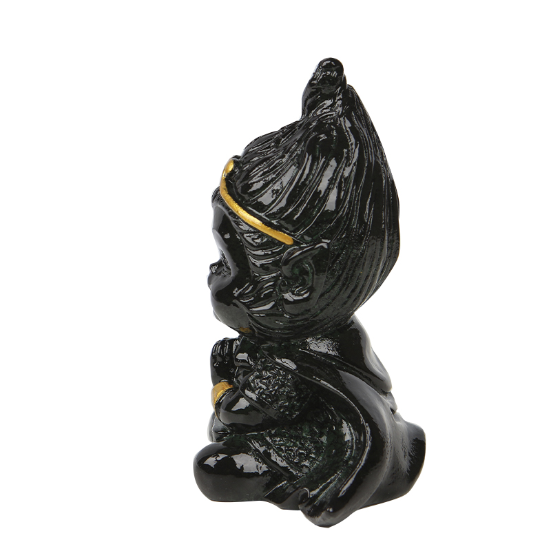 Фигурка для чайной церемонии ZBY-2407303 Король Обезьян меняющая цвет от горячей воды Green