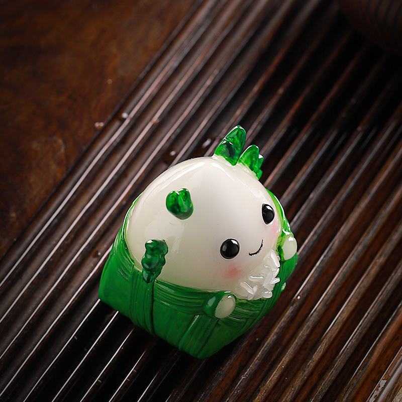 Фигурка для чайной церемонии Дракон Zongzi YY2405001606 меняющий цвет от горячей воды