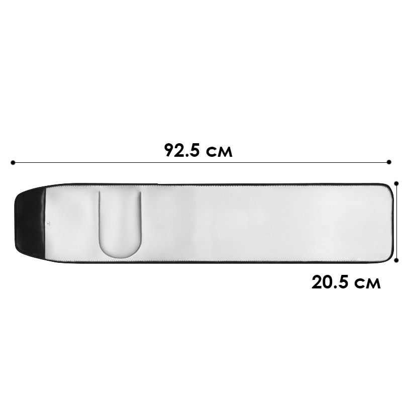 Спортивный пояс AOLIKES HY-7971 корсет с карманом Black M