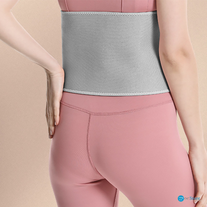 Спортивный пояс AOLIKES HY-7971 корсет с карманом Gray L