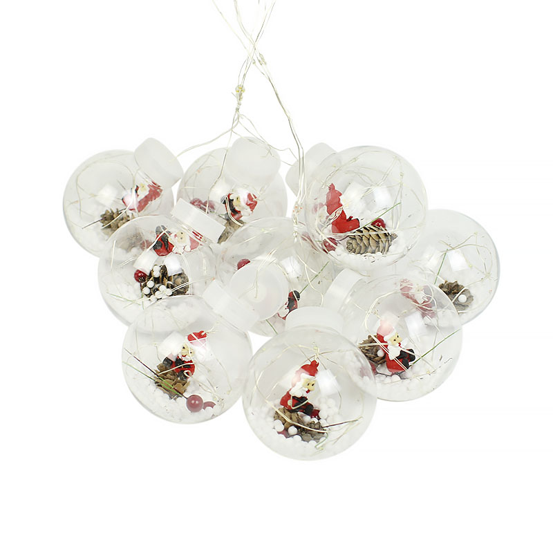 Светодиодная гирлянда Y003 Santa Claus 3.5 м Теплый свет