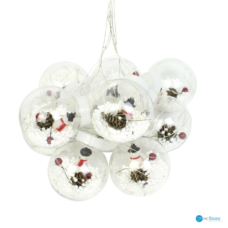 Светодиодная гирлянда Y005 Snowman 3.5 м Цветной свет