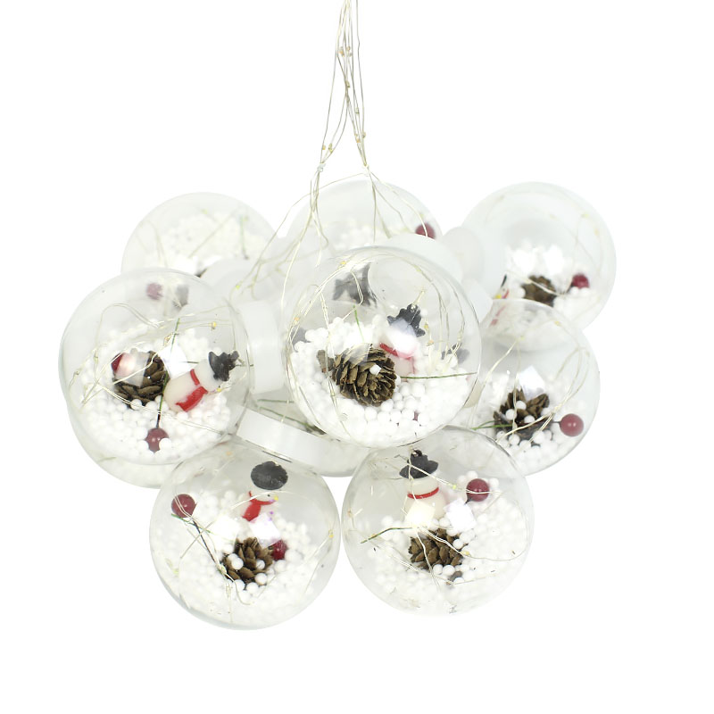 Светодиодная гирлянда Y005 Snowman 3.5 м Цветной свет