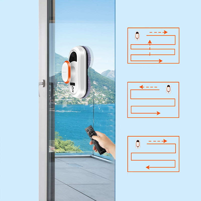 Робот для мытья окон Liectroux HCR-09 автоматический робот-мойщик для стеклянных поверхностей плитки с ДУ